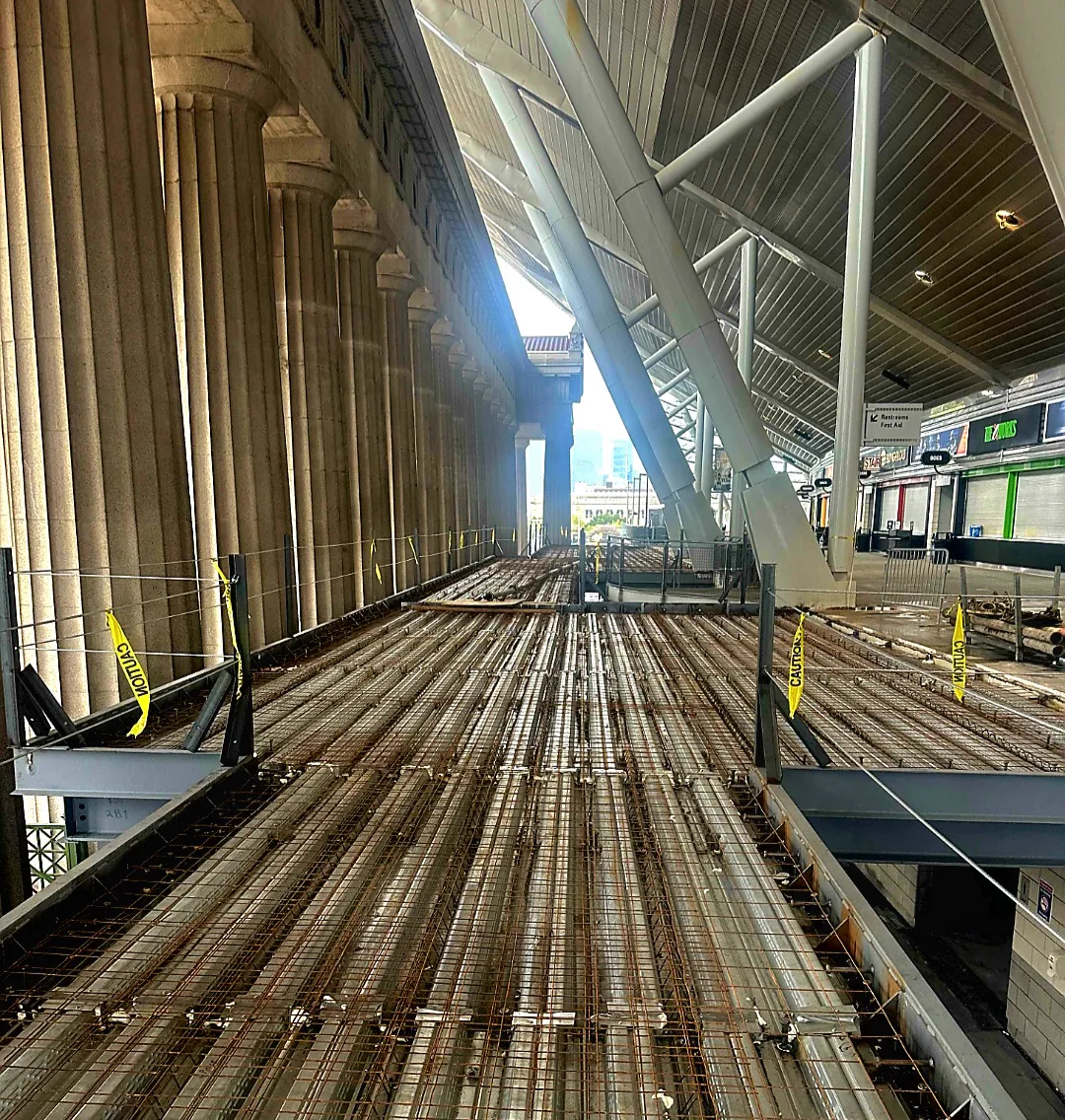 Soldier Field West Concourse Mezzanine Expansion steel project